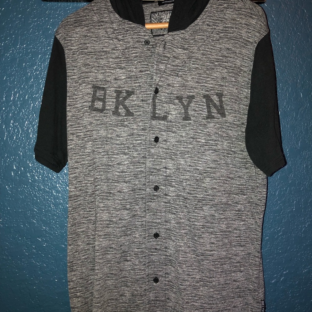 Brooklyn Co shirt with hoodie